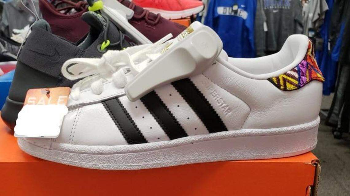 The same type of distinctive Adidas shoes kidnapped NC girl Hania Noelia Aguilar, 13, was wearing when she was abducted. Police and the FBI are asking anyone who has seen the shoes to reach out.