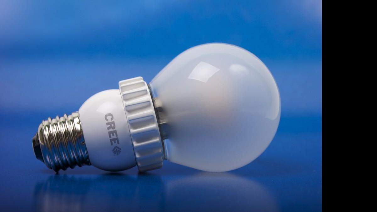 The first branded LED light bulb sold by Durham company Cree.