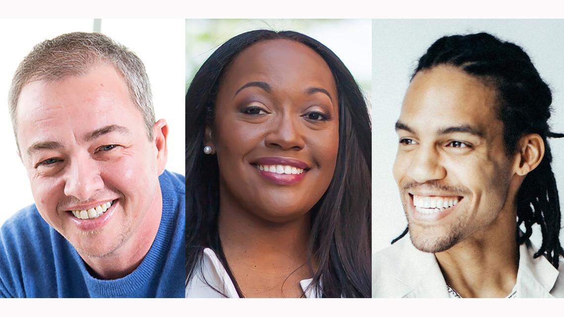 Gray Ellis, Natalie Murdock and Pierce Freelon