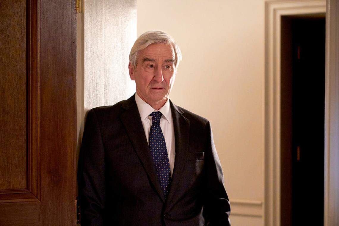 Sam Waterston as D.A. Jack McCoy in Season 21 of “Law & Order on NBC.