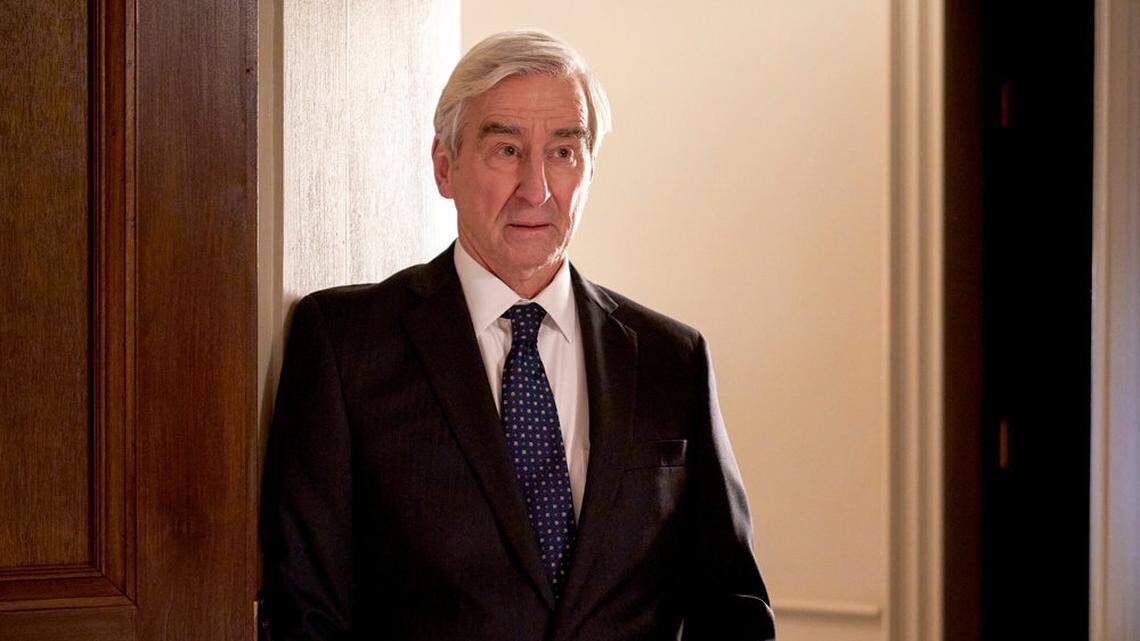 Sam Waterston as D.A. Jack McCoy in Season 21 of “Law & Order on NBC.