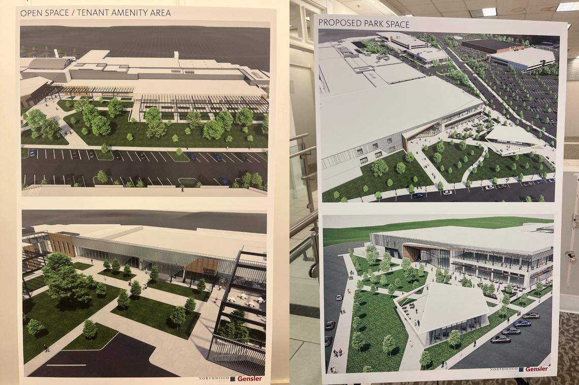 A rendering of Northgate Mall’s redevelopment proposed Thursday, Feb. 16, 2023.