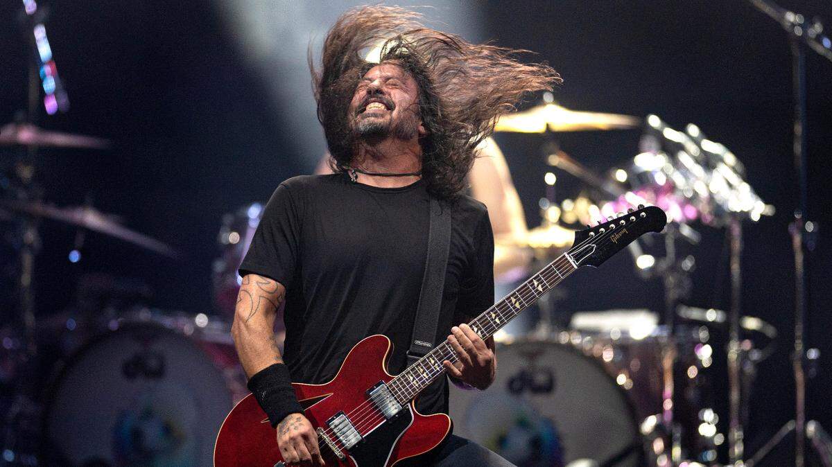 Hair flies as Dave Grohl and Foo Fighters rock Raleigh, N.C.’s Coastal Credit Union Music Park at Walnut Creek, Tuesday night, May 7, 2024.