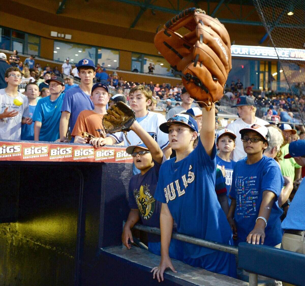 Noah Carter, 12, of Siler City attends a 2014 game at the Durham Bulls Athletic Park. An 11-year-old girl unsuccessfully sued the Bulls after being struck by a foul ball.