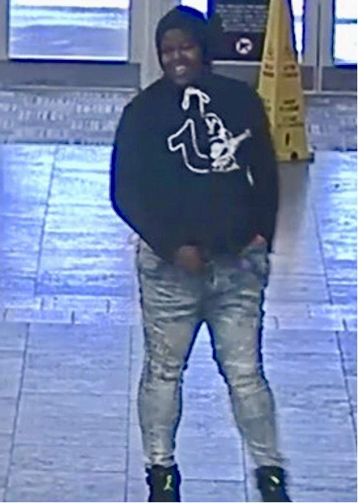 Police are trying to identify the man pictured here, who they say may have been involved in a Dec. 19 incident involving a gun in a parking lot at The Streets at Southpoint mall in Durham, N.C.