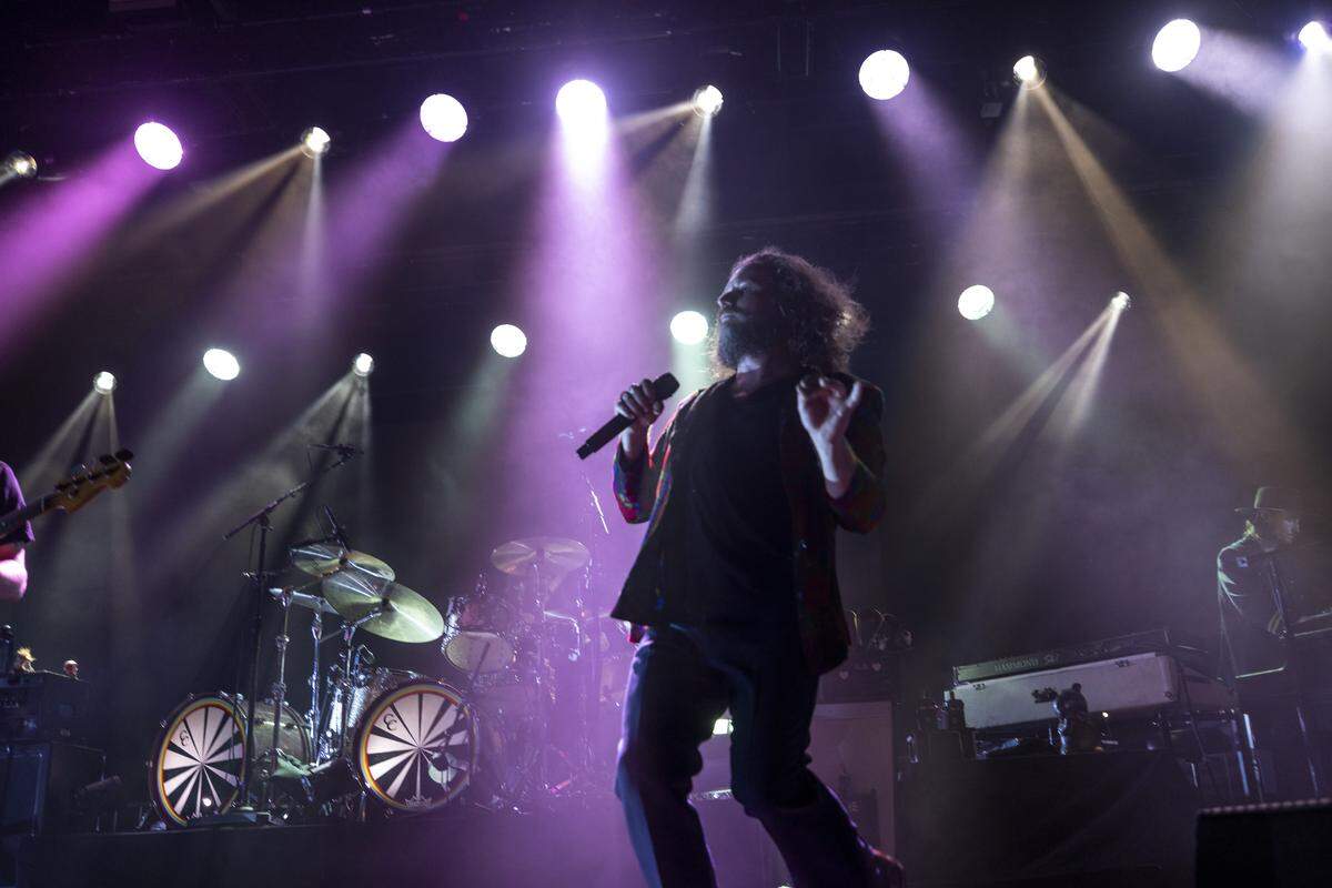 My Morning Jacket performs at City Plaza during Day 2 of the 15th annual Hopscotch Music Festival in downtown Raleigh on Friday, Sept. 5, 2025.