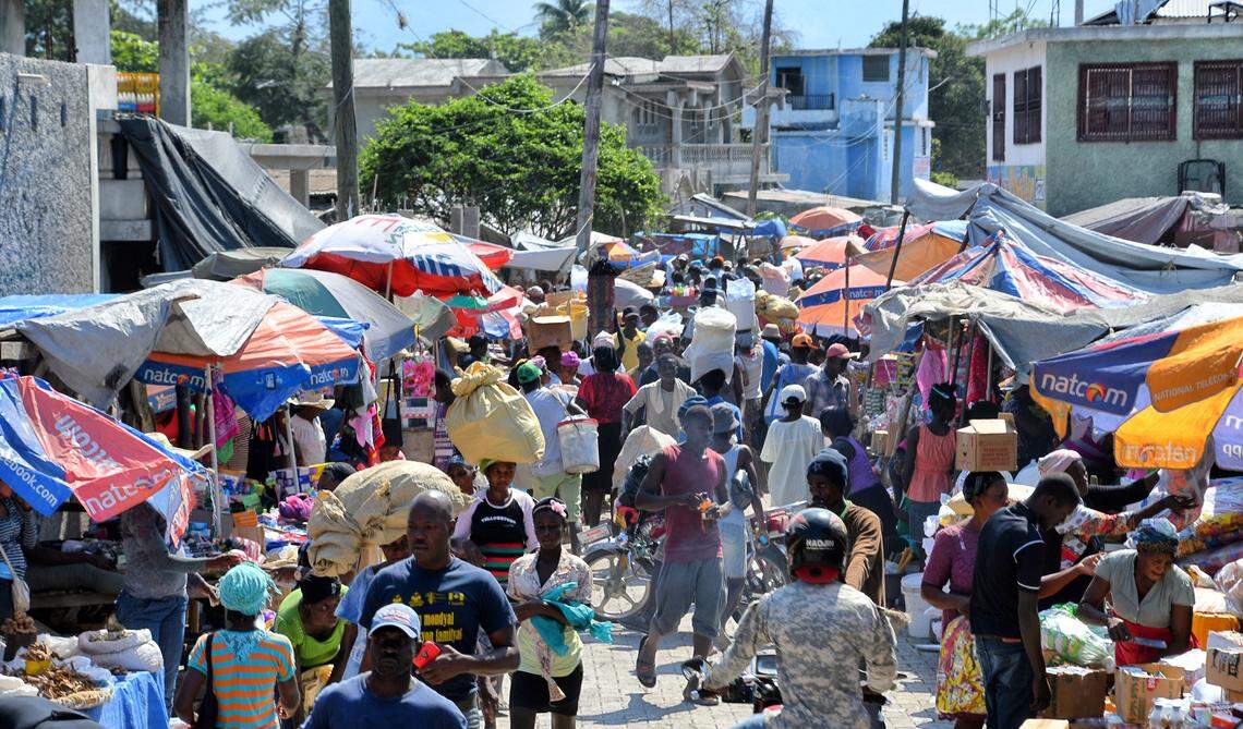 Haitian markets are colorful and energetic. Life in Haiti is vibrant, on the edge. Everyone seems to be scrambling. Haitians are energetic and entrepreneurial but poverty pervades.