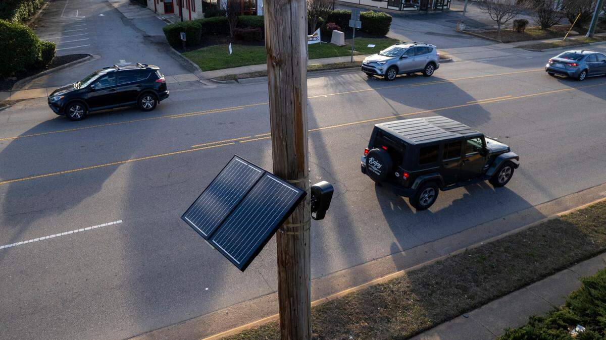 Flock Safety automated license plate reader cameras monitor around 400,000 vehicles per month in Raleigh, according to the police department’s transparency portal.