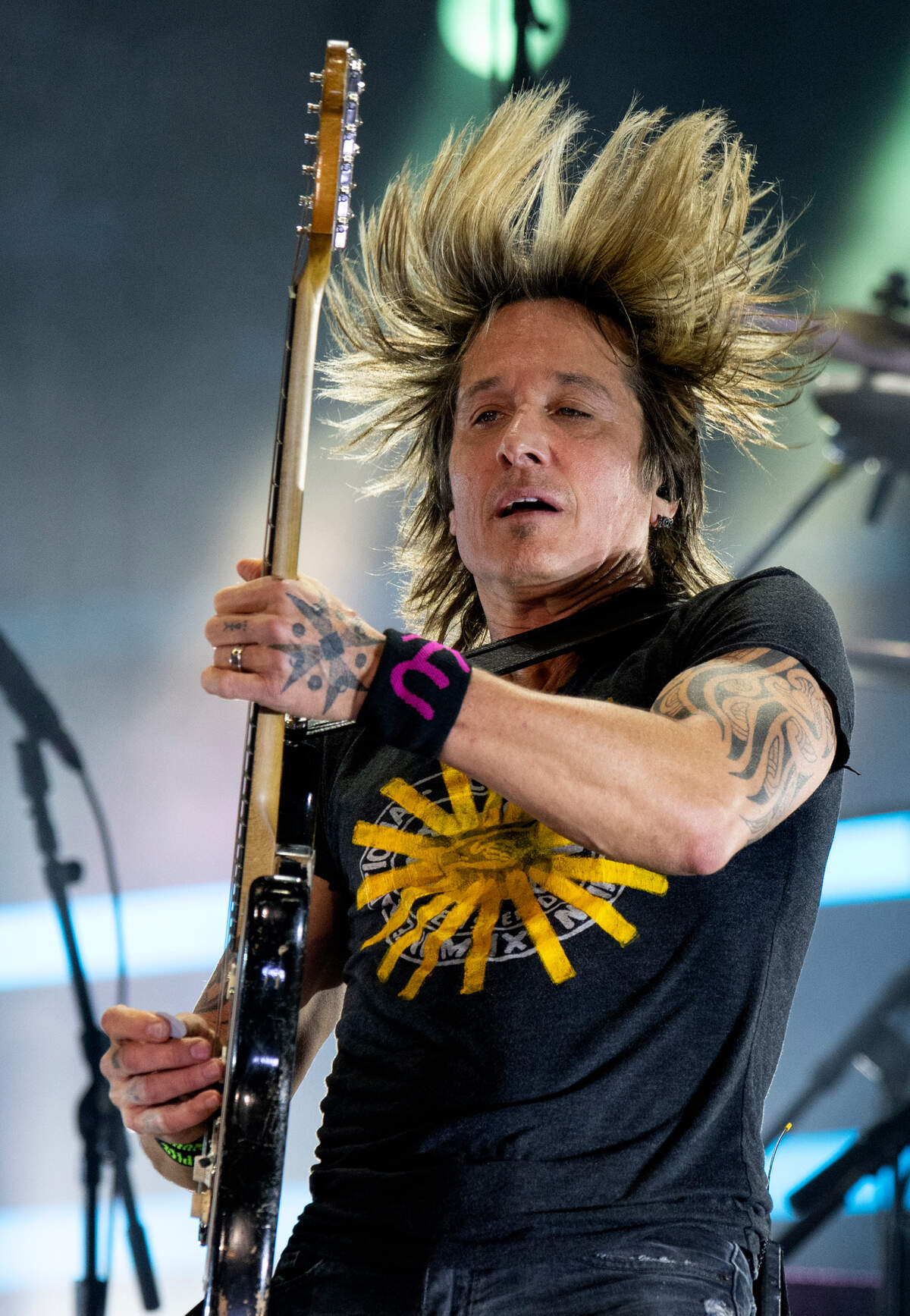 Keith Urban shreds in concert at Raleigh, N.C.’s Coastal Credit Union Music Pavilion at Walnut Creek, Saturday night, Aug. 13, 2022.