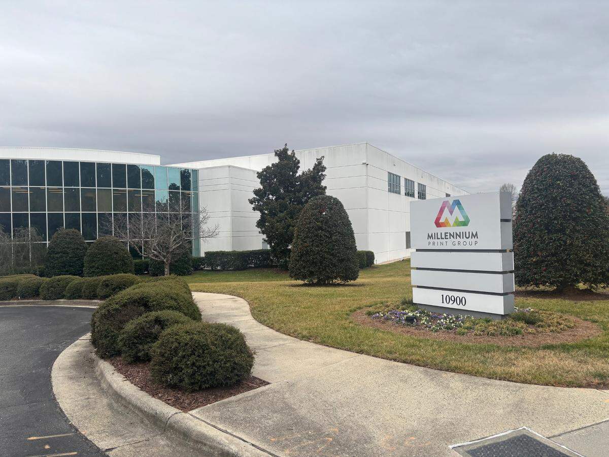 The headquarters of Millennium Print Group in Raleigh, North Carolina. 