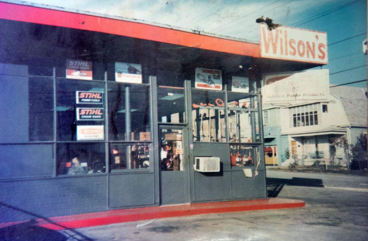 A photo of Wilson’s Outdoor Equipment from the 1980s. After more than five decades in business, Wilson’s Outdoor Equipment is closing up shop this spring, as the downtown Raleigh property it’s called home since 1968 gets demolished to make way for a high-rise apartment building.