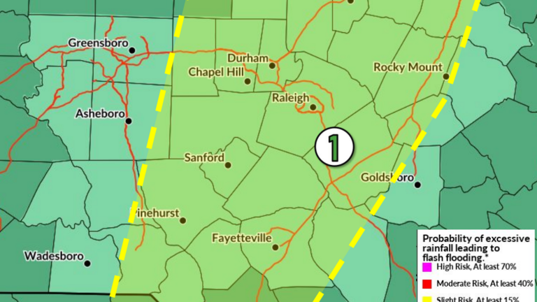 Brace for heavy rain: Flash flooding, severe storms threaten the Triangle