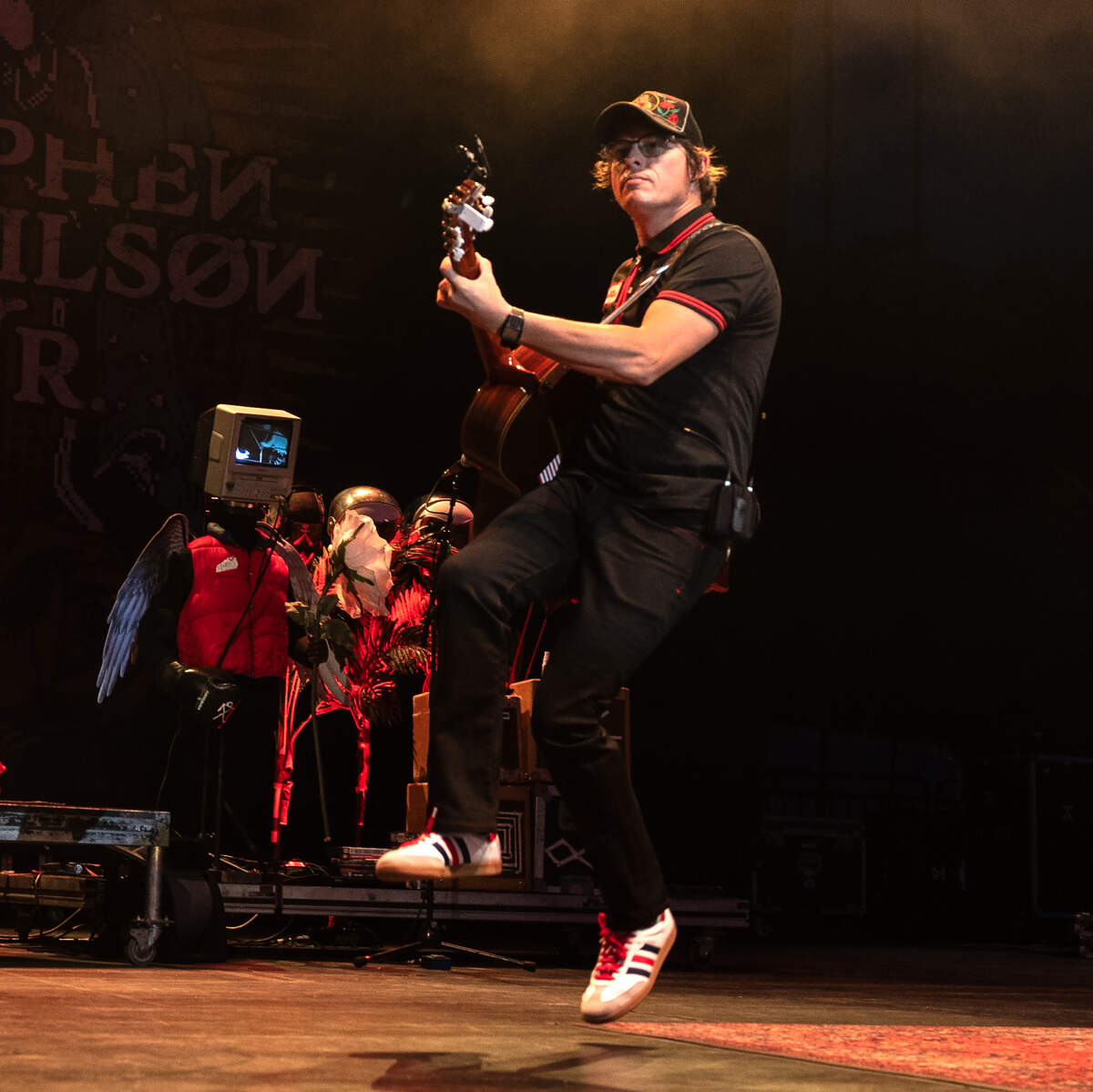 Stephen Wilson Jr. moves across the stage with raw energy that matches the lyrics of his music.