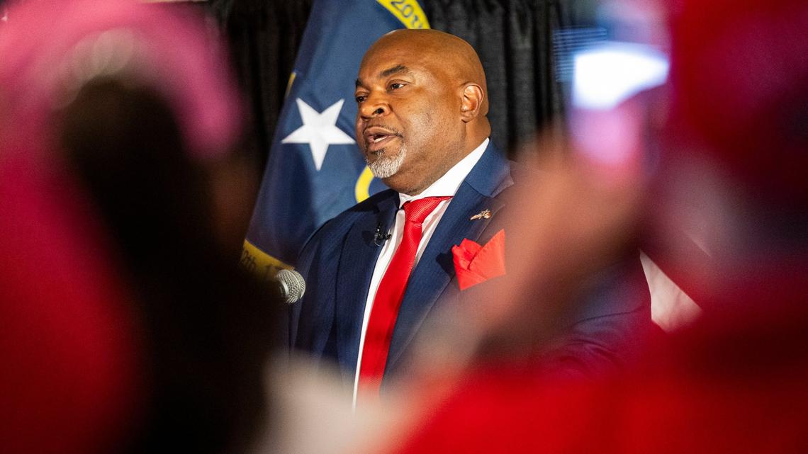 Former North Carolina Lt. Gov. Mark Robinson said Friday he has dropped his defamation lawsuit against CNN. File photo Nov. 5, 2024.