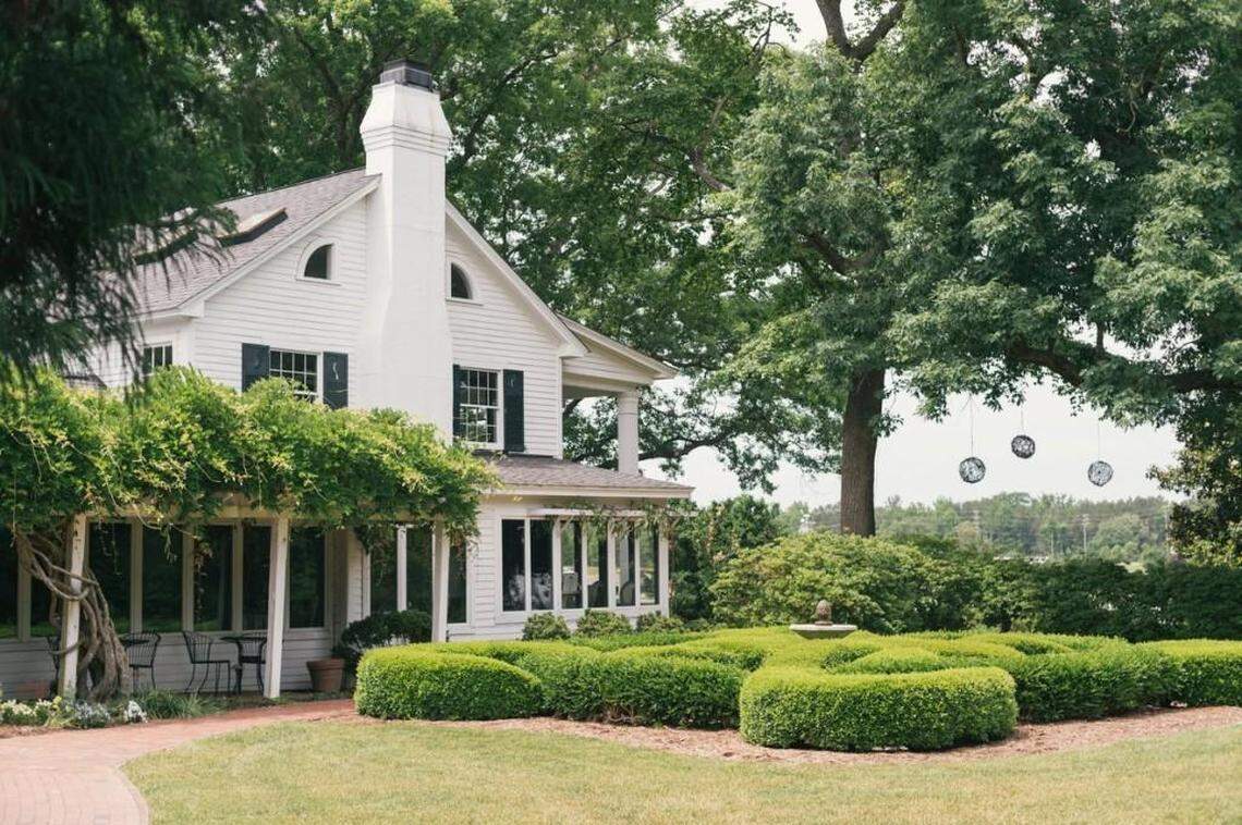 Forbes declared The Fearrington House Restaurant — described as a charming dining room just a few miles south of Chapel Hill in Pittsboro — a four-star eatery.