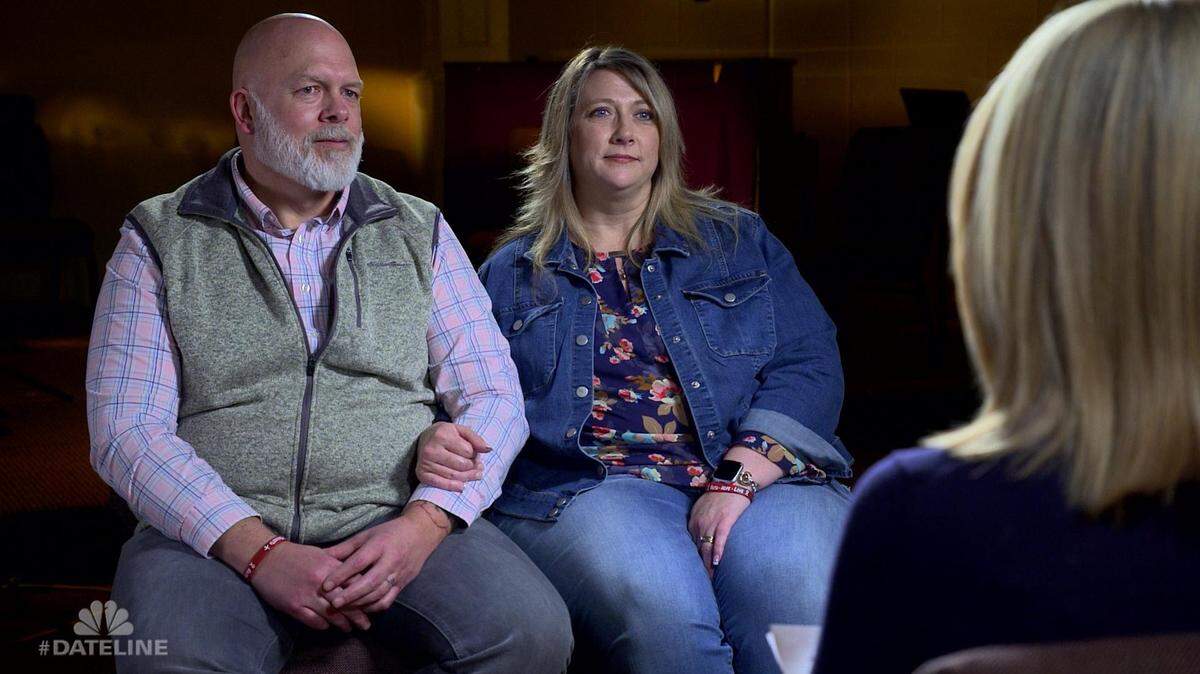 Kelsey Berreth’s family members, Scott and Kim Morin, speak out for the first time on the February 7, 2020, episode of “Dateline” on NBC.