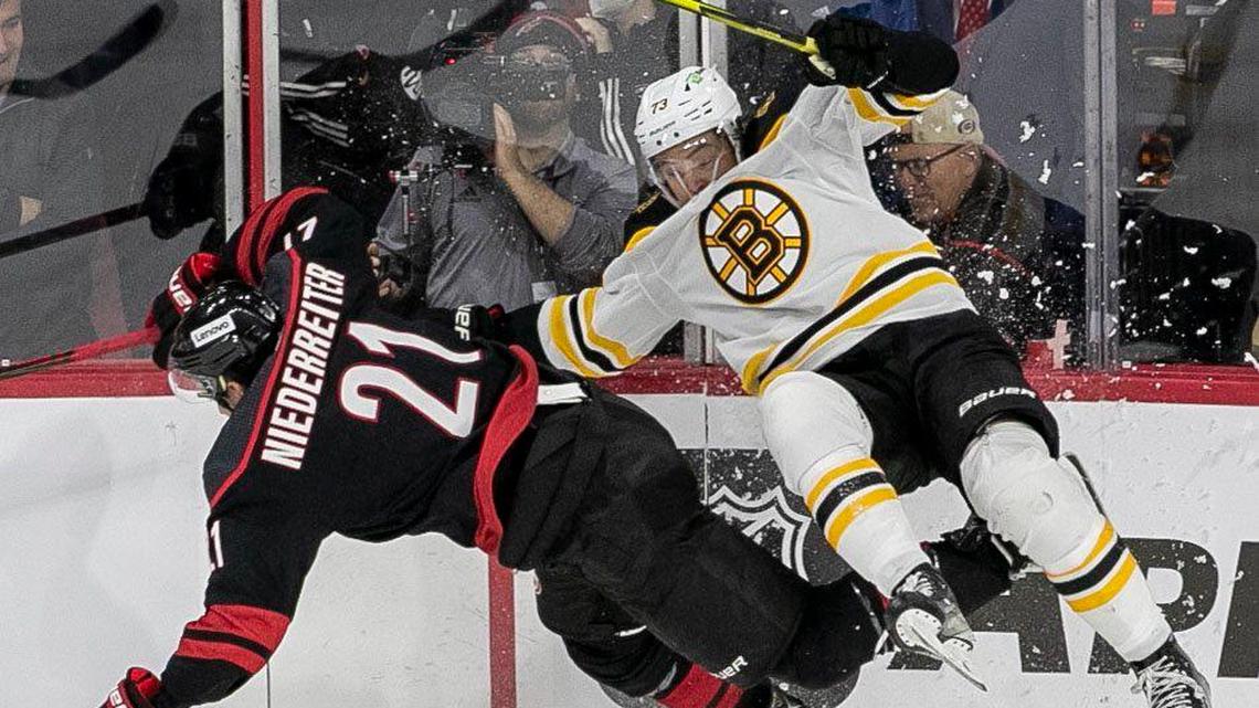 Hurricanes’ Niederreiter proves versatility in helping shut down Bruins’ top players