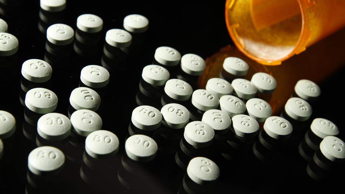 OxyContin, in 80 mg pills, in a 2013 file image.