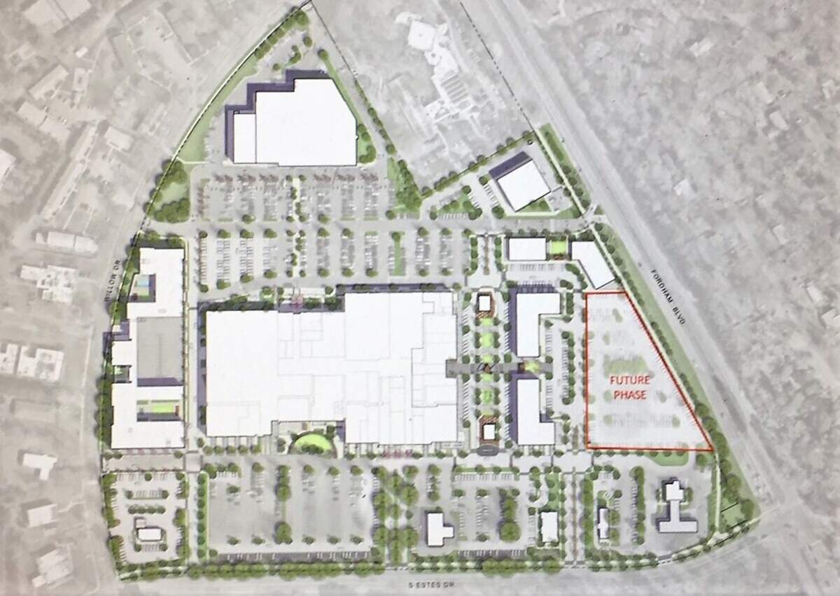 Ram Realty Advisors would spend several years fully redeveloping the 43-acre University Place shopping mall on South Estes Drive in Chapel Hill. Harris Teeter and Chapel Hill Tire, which have long-term leases, are not included in the redevelopment plan.