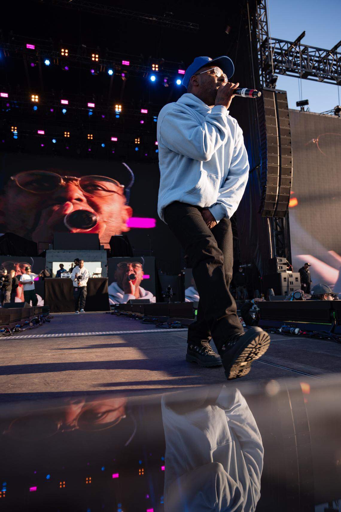 Schoolboy Q performs at the first day of Dreamville Music Festival in Dix Park in Raleigh, NC on Saturday, April 6, 2024.