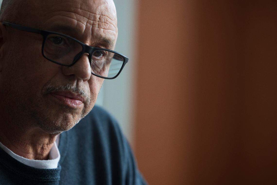 Ray Rivera, photographed at his home in Knightdale Jan. 24, said he thinks the Flock Safety cameras his homeowners association installed at entrances to his Princeton Manor neighborhood are “kind of creepy.” The retired Wake County detention officer says the HOA installed the surveillance equipment before addressing concerns about how data is collected, used, shared and stored.