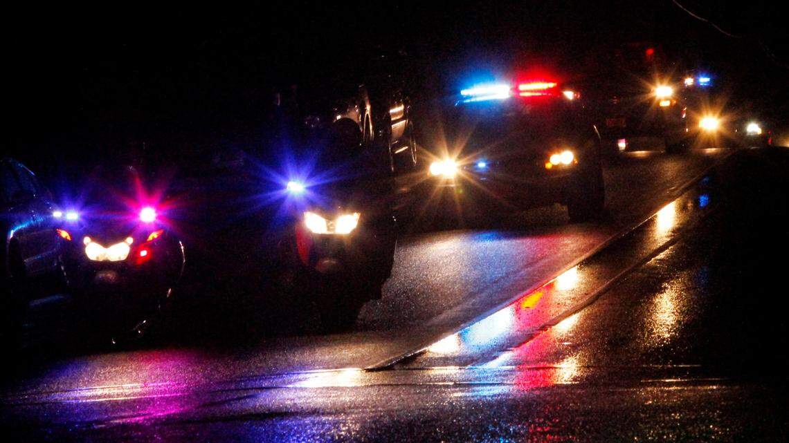 The man pulled out a gun and shot the woman after police found them sleeping in the backseat of a car.( AP Photo/Don Ryan)