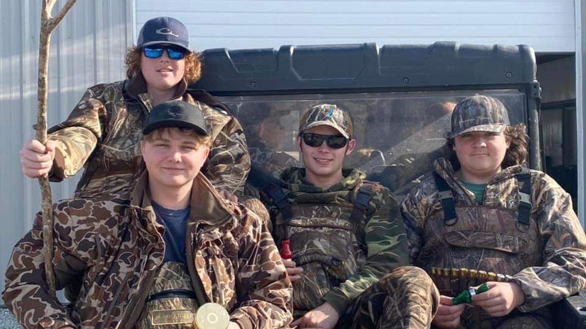 Jonathan Kole McInnis, 15, of Sea Level, Noah Lee Styron, 15, of Cedar Island, Jacob Nolan Taylor, 16, of Atlantic and Michael Daily Shepard, 15, of Atlantic, were killed in a plane crash on Feb. 13, 2022.