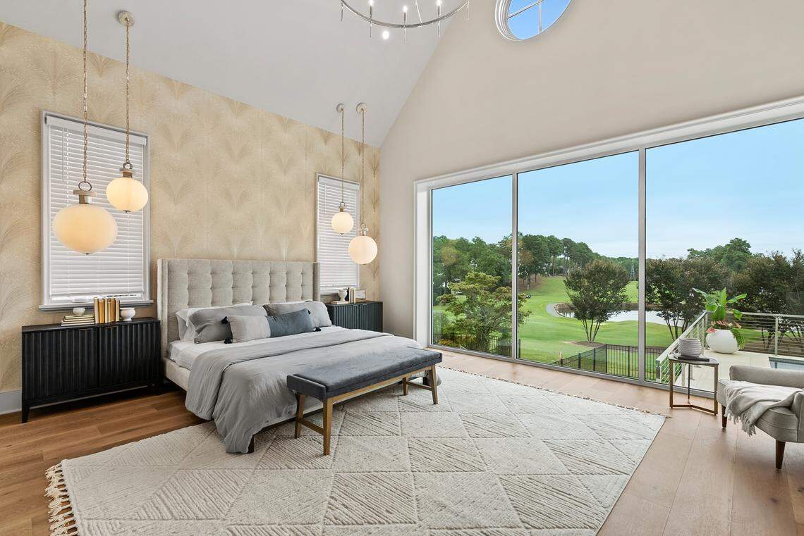 This 5-bed, 7-bath house is listed for nearly $7 million in North Ridge, Raleigh.