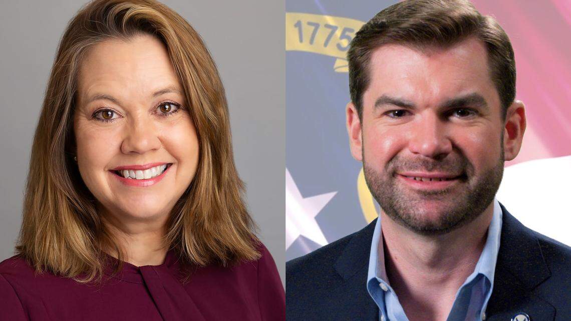 From left: Amy Galey and JD Wooten