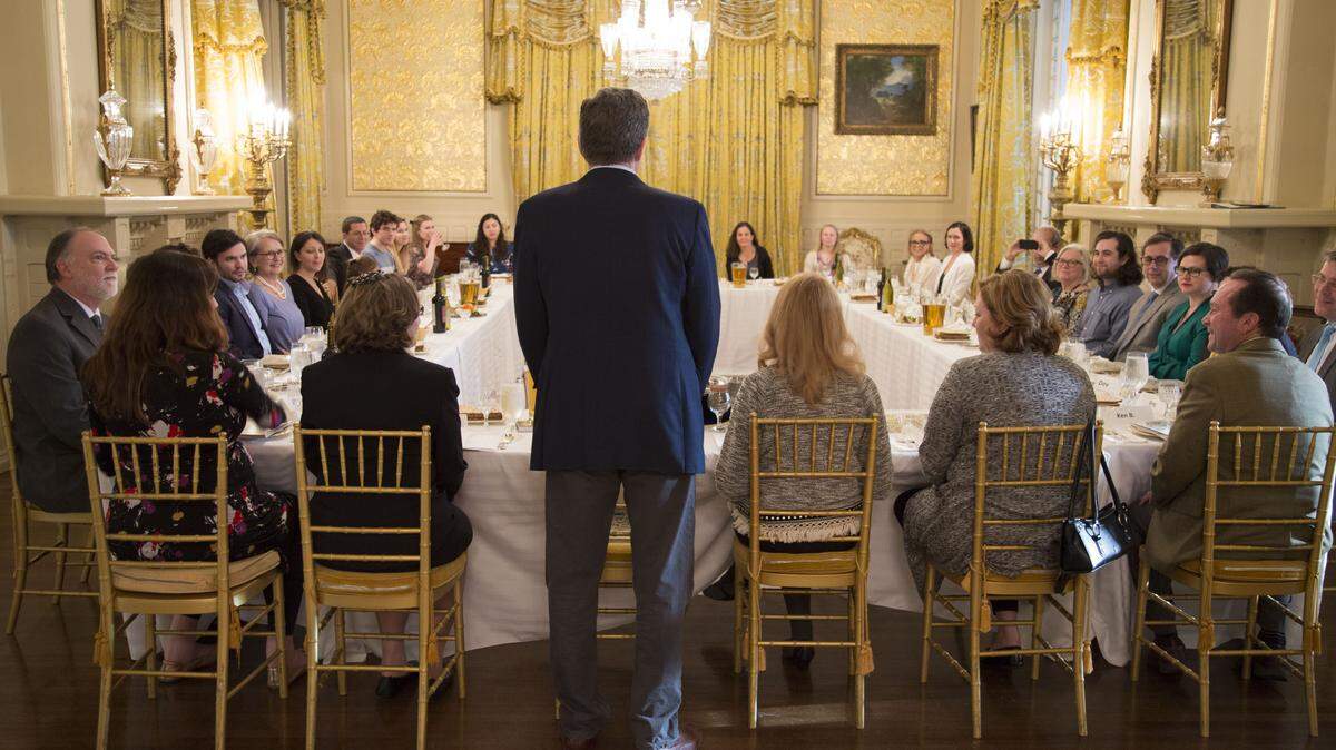 North Carolina Gov. Roy Cooper hosted a Passover Seder at the Governor's Mansion in Raleigh on March 29, 2018. It's believed to be the first of its kind held at the mansion.