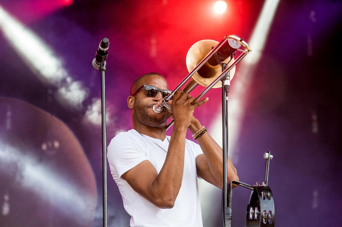 Trombone Shorty’s Voodoo Threauxdown comes to the North Carolina Museum of Art Aug. 18.