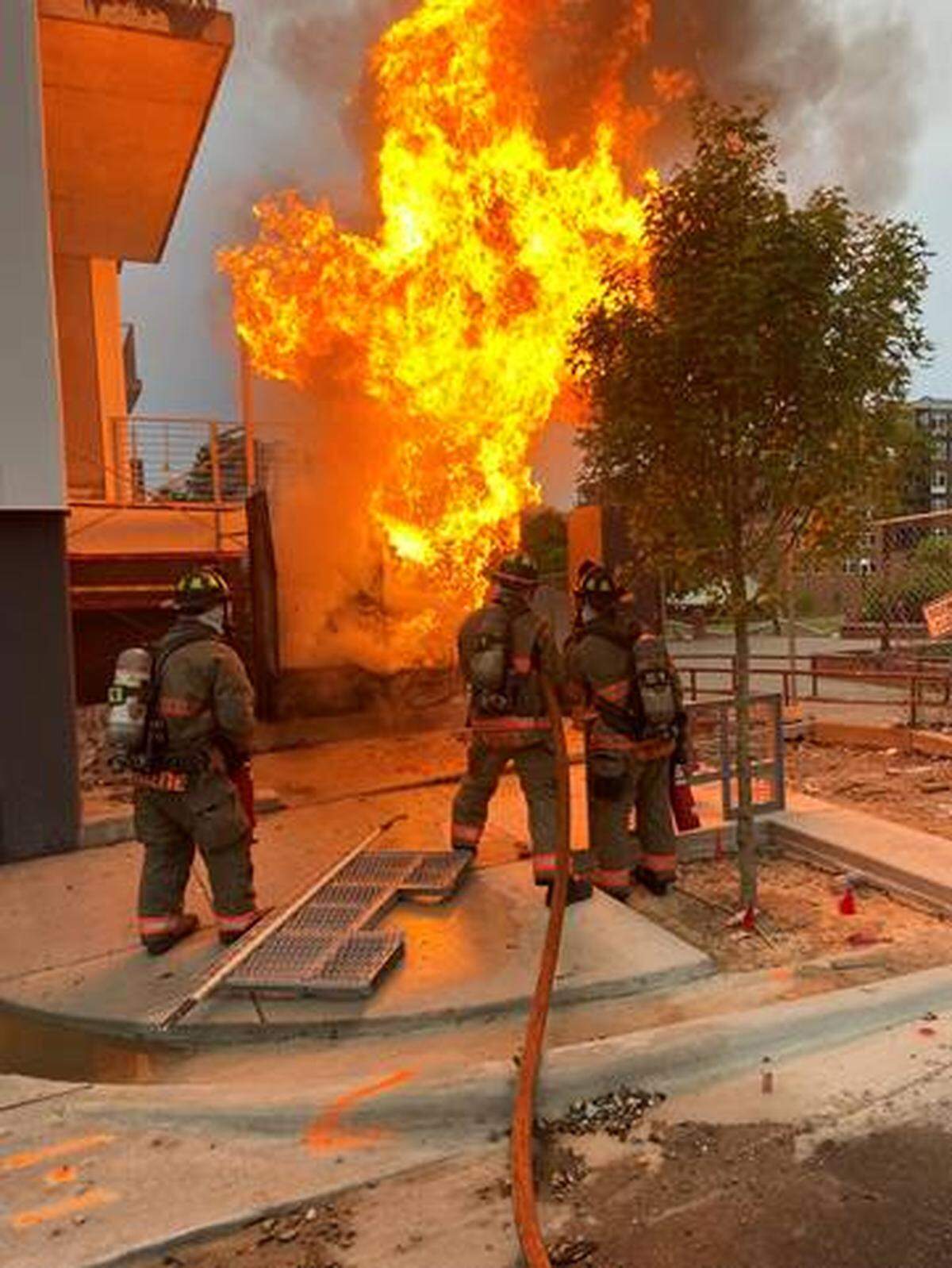 Twenty-eight firefighters were deployed to stop a transformer fire in Durham.