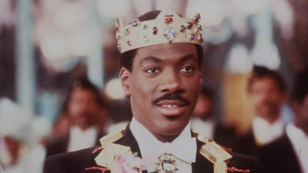 Eddie Murphy plays Prince Akeem of the mythical kingdom Zamunda in the 1988 film "Coming to America."