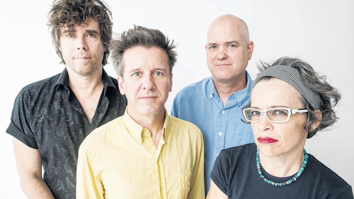 Superchunk formed in Chapel Hill in 1989, with Jon Wurster, back left, Mac McCaughan, Jim Wilbur and Laura Ballance. They rose to prominence when Chapel Hill was being called the “next Seattle” for its thriving music scene.