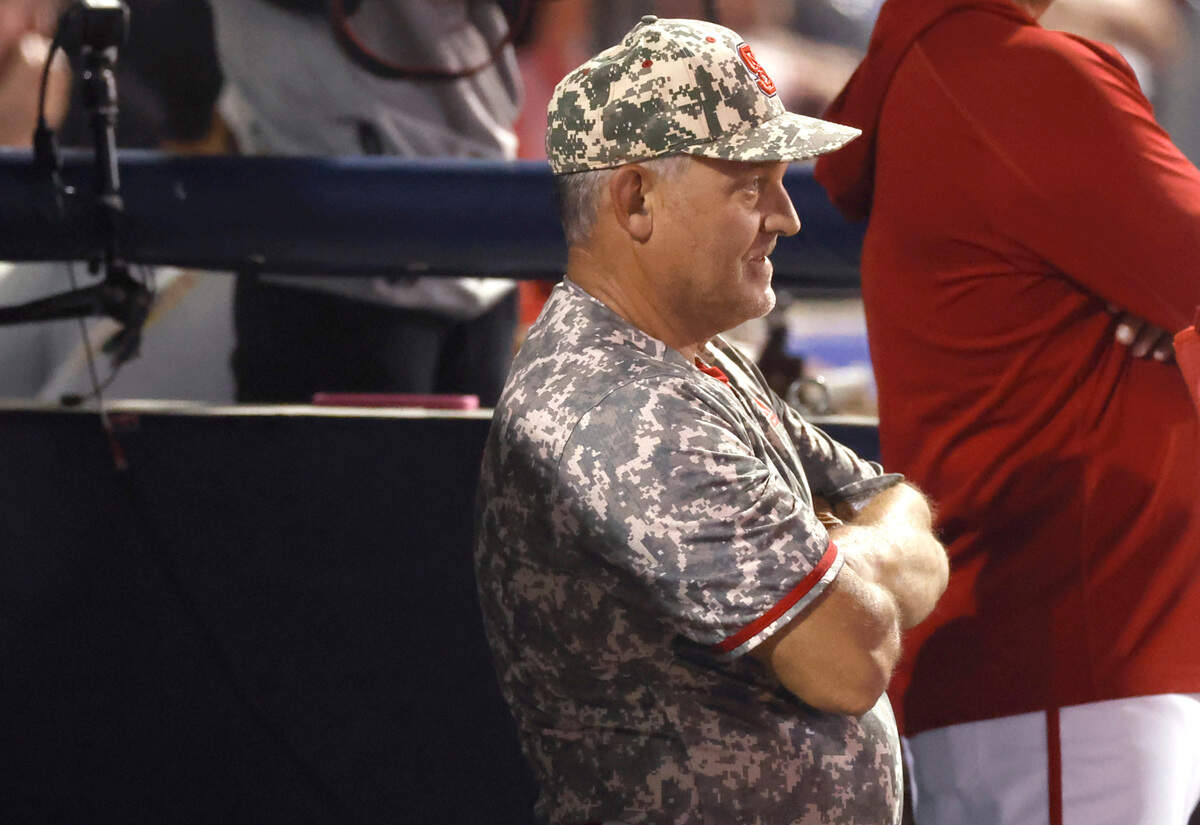 N.C. State coach Elliott Avent watches during the Wolfpack’s 8-7 victory over Duke in 11 innings during the ACC Baseball Championship at the Durham Bulls Athletic Park in Durham, N.C., Tuesday, May 23, 2023.