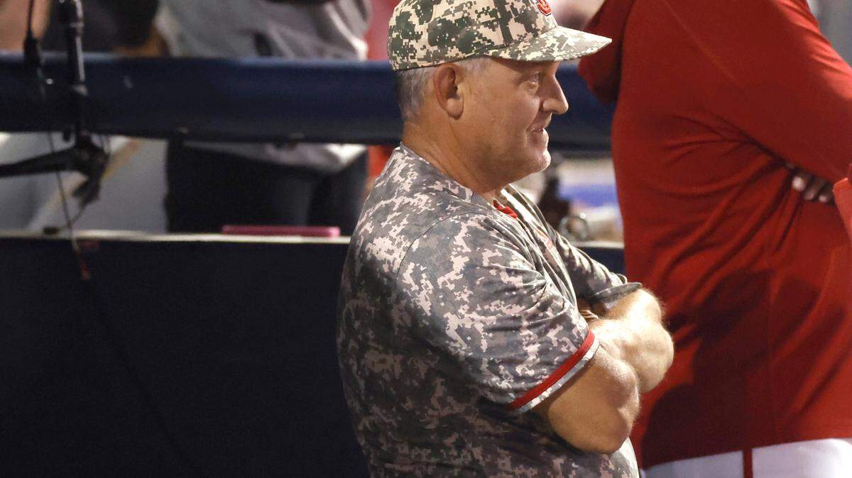 N.C. State coach Elliott Avent watches during the Wolfpack’s 8-7 victory over Duke in 11 innings during the ACC Tournament at Durham Bulls Athletic Park on Tuesday, May 23. Thursday, N.C. State came up short against Miami.