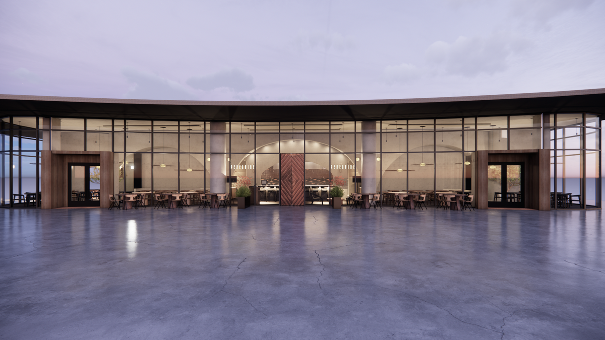 Peregrine will be the first restaurant to open at The Exchange in Raleigh.