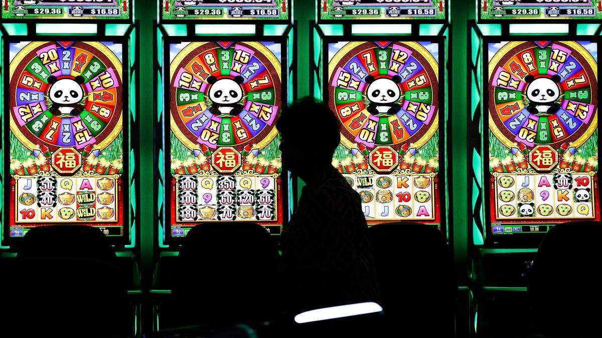 A women walks past gaming machines at Two Kings Casino in Kings Mountain, N.C., on June 1, 2022. Some Republican leaders in North Carolina want to open four new casinos in the state.