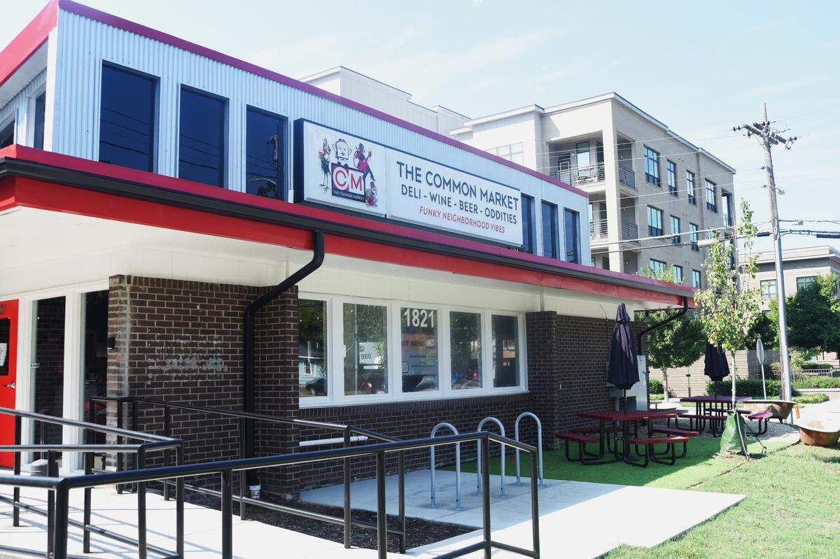 The new Common Market in Durham opened near Ninth Street, serving sandwiches all day, plus beer and wine in a basement bar.