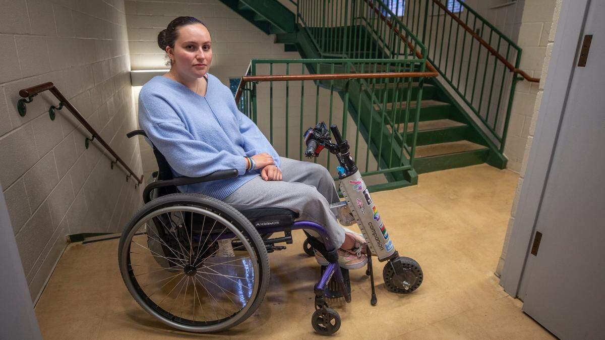 Laura Saavedra Forero at Koury Residence Hall at UNC-Chapel Hill in 2022.