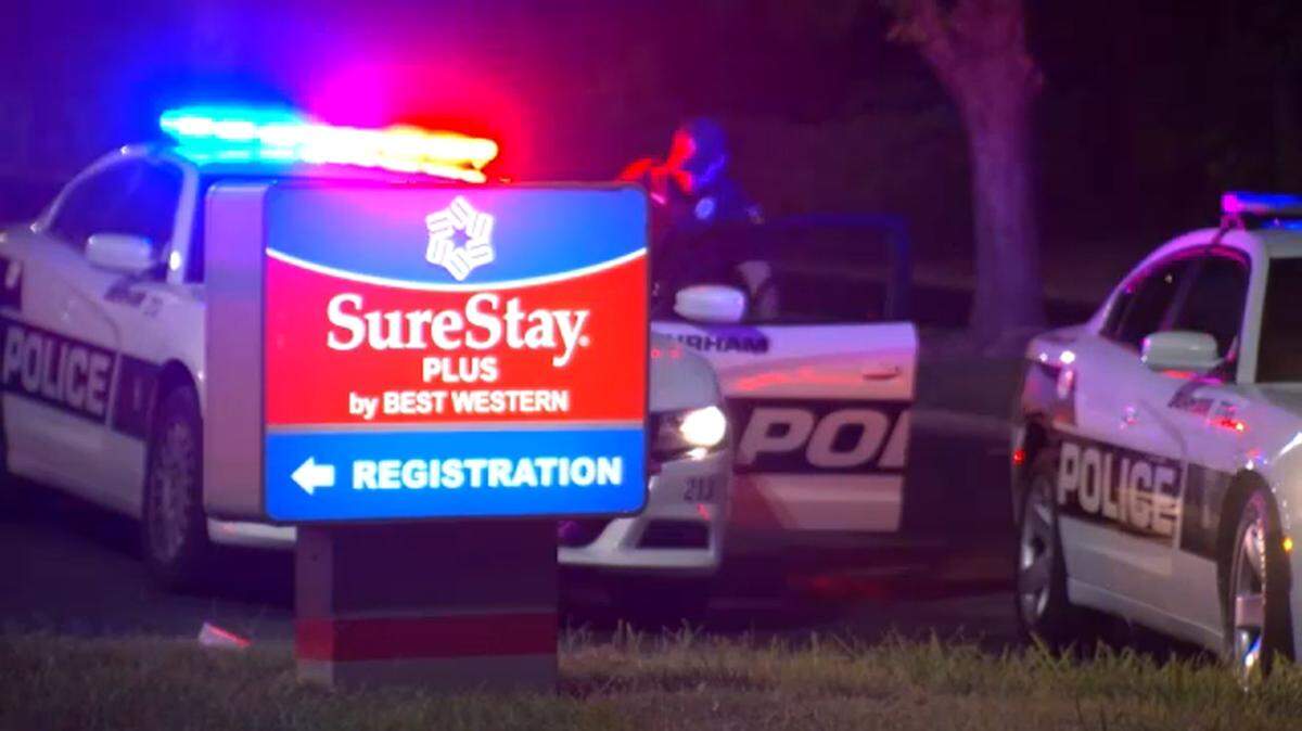 Police say a man found fatally shot in Durham on Hillsborough Road on Tuesday night died at the scene.