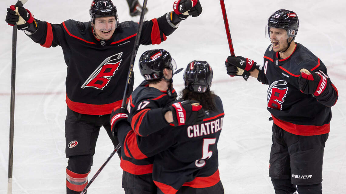 Carolina Hurricanes players averaging one baby per round in NHL playoffs