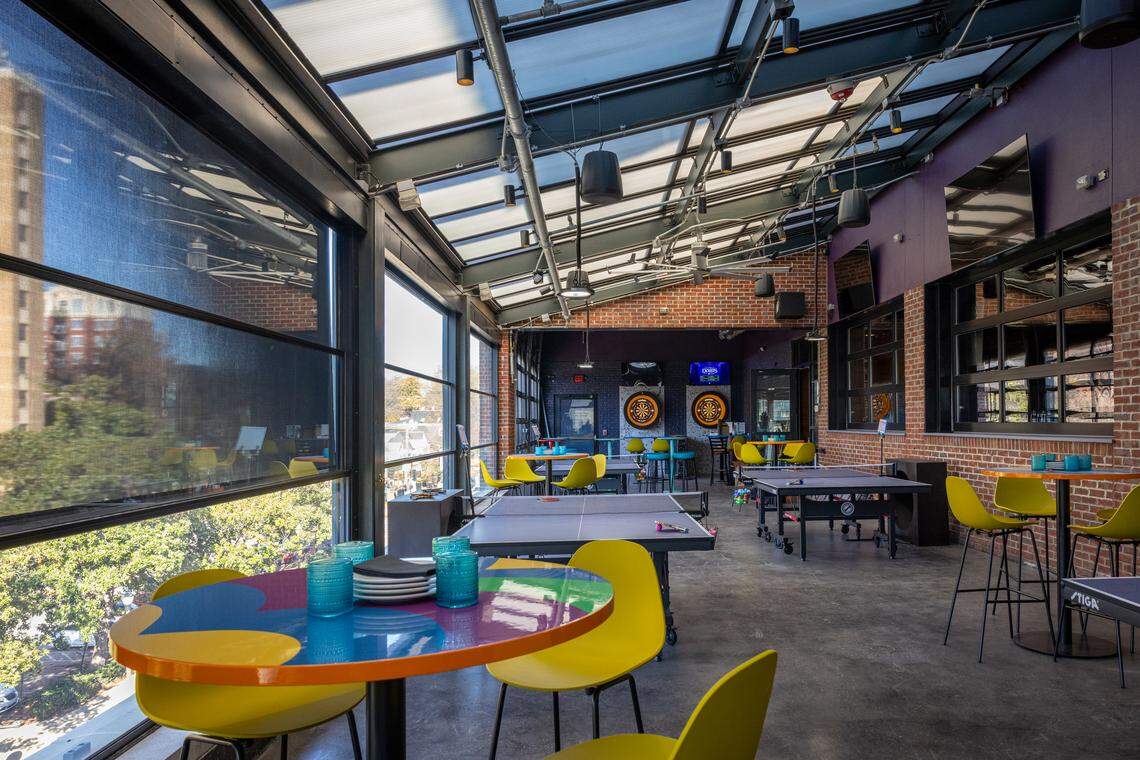 Games abound at the new Smash Social Club.