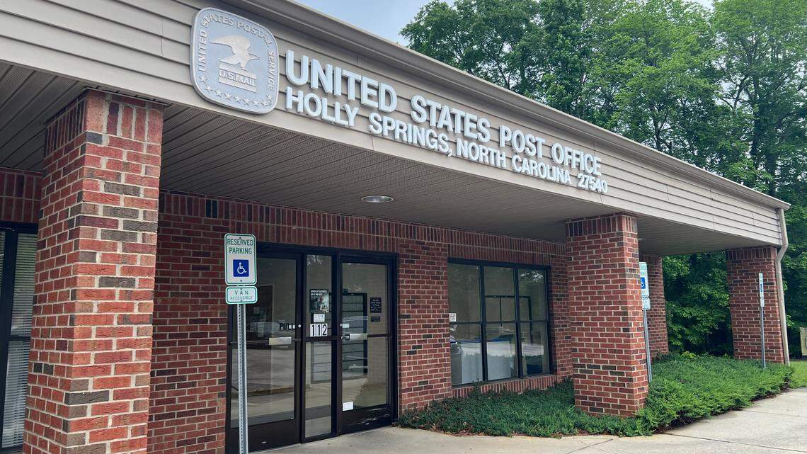 The Holly Springs Post Office was built in 1991 when the town had 908 residents. Now, with over 46,000 residents, town leaders are urging the federal government to update the building and services.