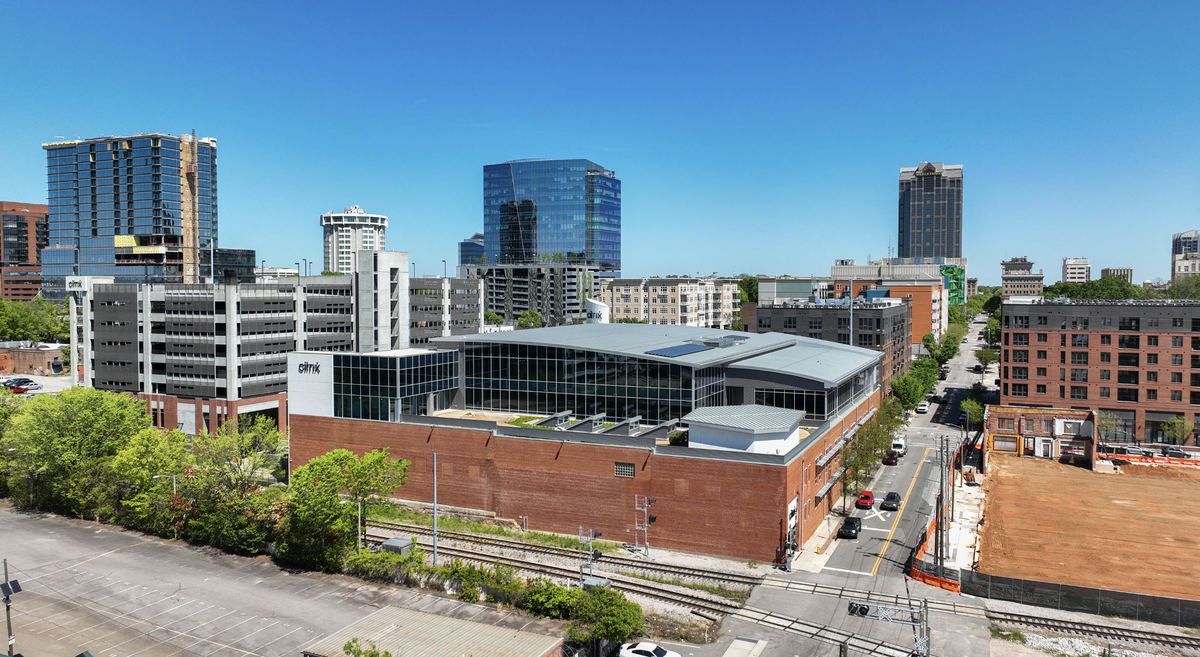 Citrix’s former headquarters at the intersection of West and Hargett is now up for sale and being marketed as 120 West in the heart of Raleigh’s Warehouse District.