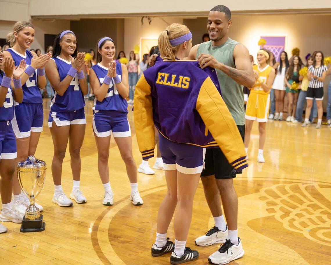 The basketball group date on the Feb. 3 episode of “The Bachelor” on ABC.