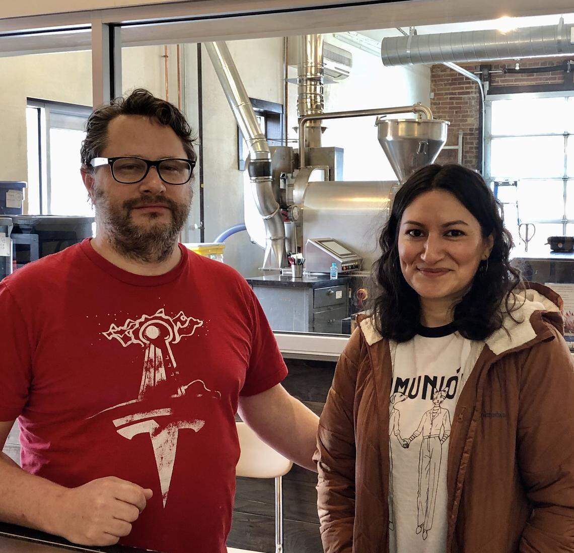 Leon Grodski de Barrera and his wife, Areli, own Cocoa Cinnamon, a coffee shop in Durham with three locations.