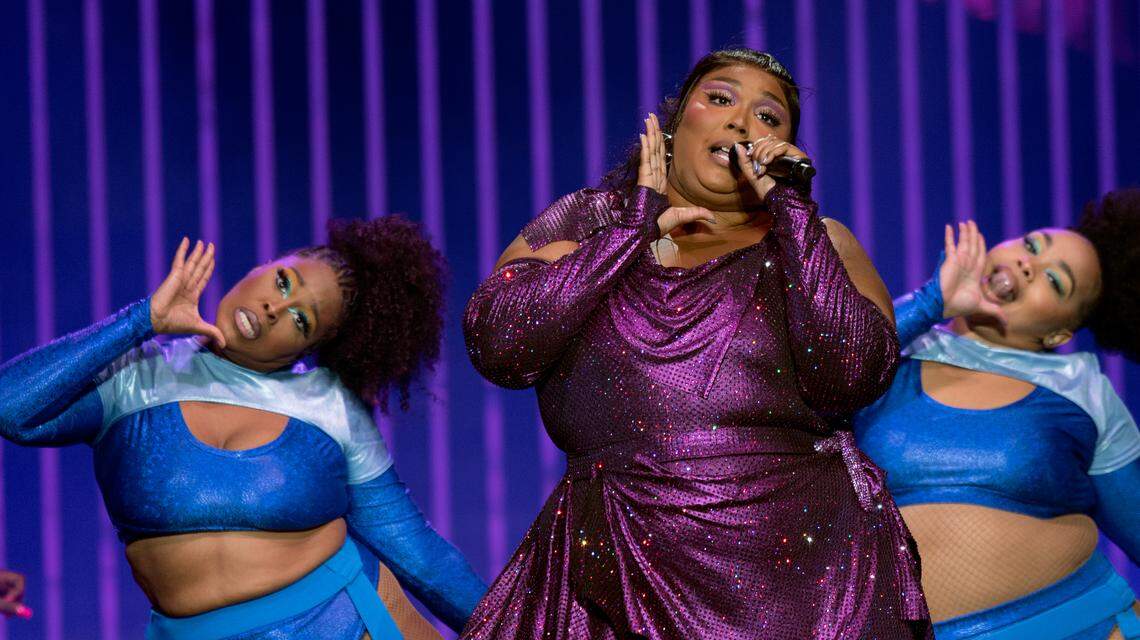 Lizzo in concert on her “Special Tour” at Raleigh’s PNC Arena, Wednesday night, May 10, 2023.