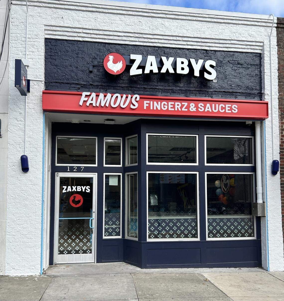 On the cozy side at 2,100 square feet, a new Zaxbys has landed on Franklin Street.