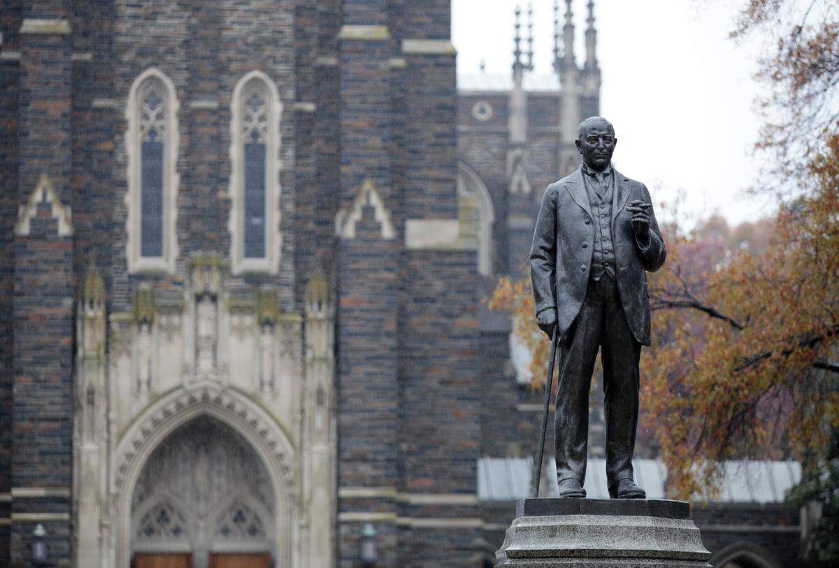 An administrator has stepped down at Duke University over an email that advised Chinese students to avoid speaking their native language at a campus building.